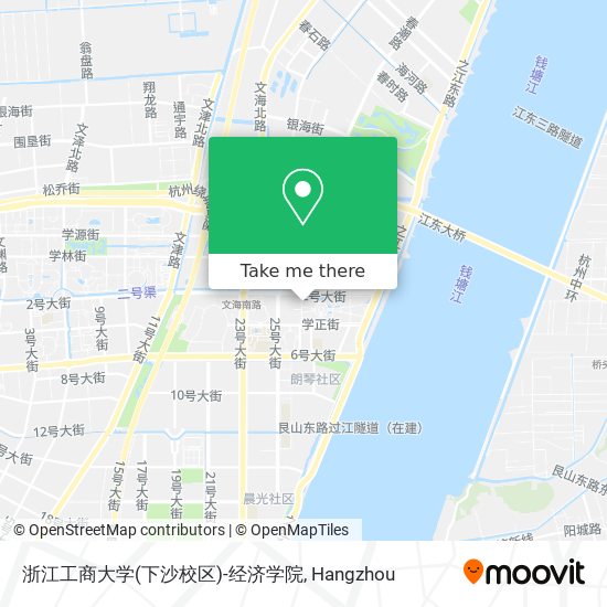浙江工商大学(下沙校区)-经济学院 map