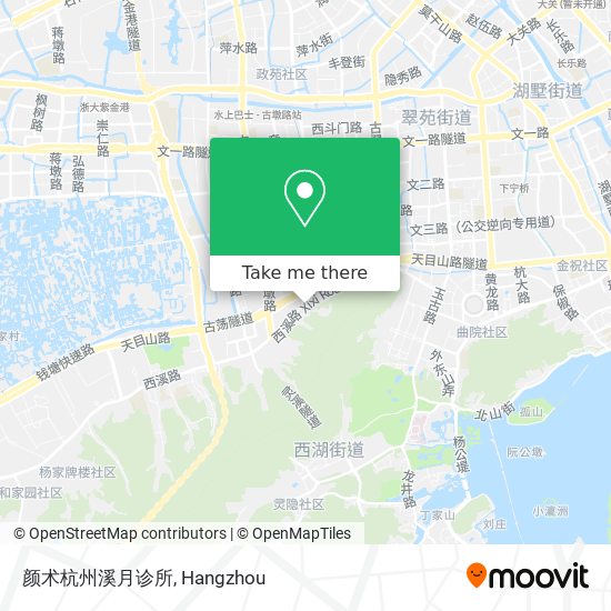 颜术杭州溪月诊所 map