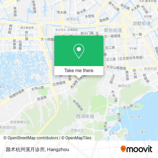 颜术杭州溪月诊所 map