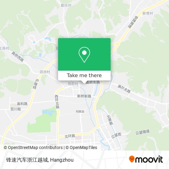 锋速汽车浙江越城 map