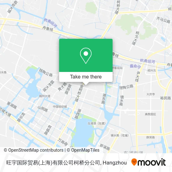 旺宇国际贸易(上海)有限公司柯桥分公司 map