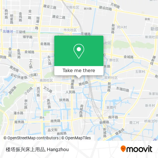楼塔振兴床上用品 map