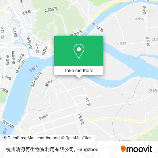 杭州清源再生物资利用有限公司 map