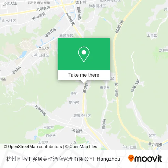 杭州同坞里乡居美墅酒店管理有限公司 map