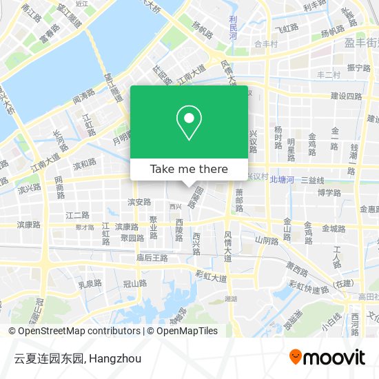 云夏连园东园 map