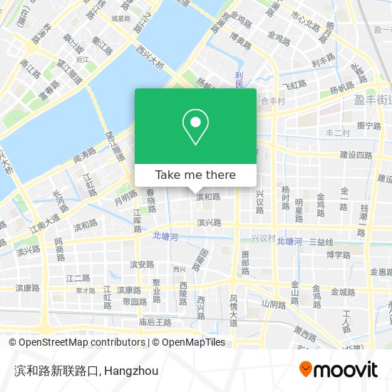 滨和路新联路口 map