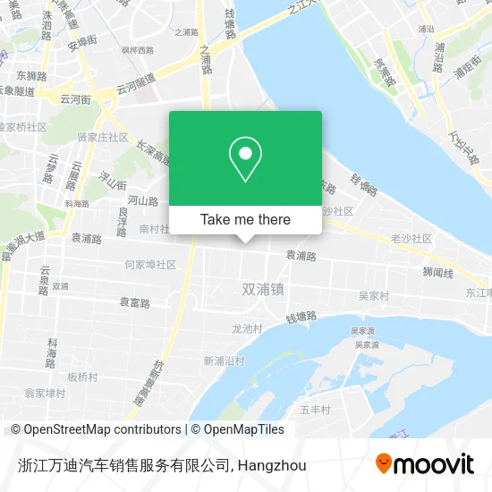 浙江万迪汽车销售服务有限公司 map
