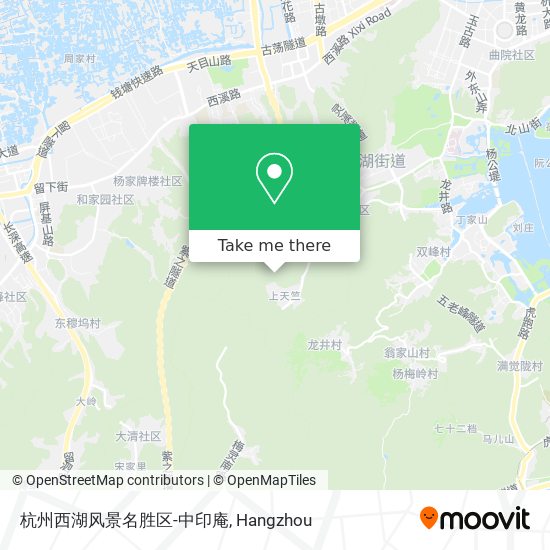 杭州西湖风景名胜区-中印庵 map