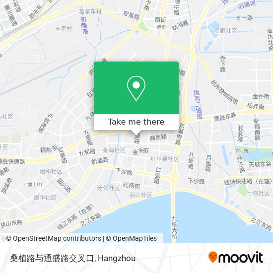桑植路与通盛路交叉口 map