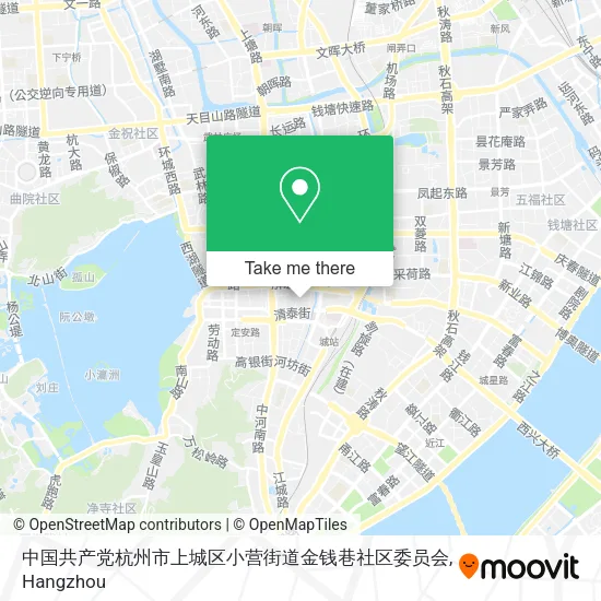 中国共产党杭州市上城区小营街道金钱巷社区委员会 map