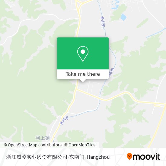 浙江威凌实业股份有限公司-东南门 map