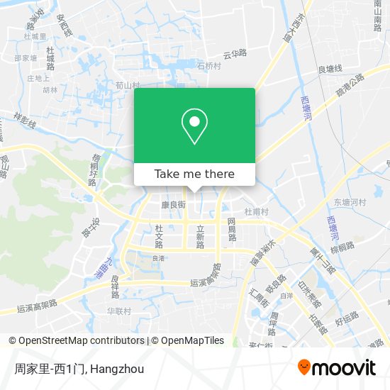 周家里-西1门 map