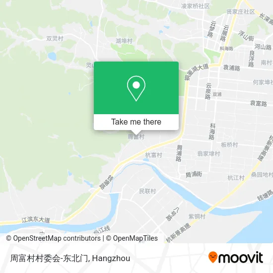 周富村村委会-东北门 map