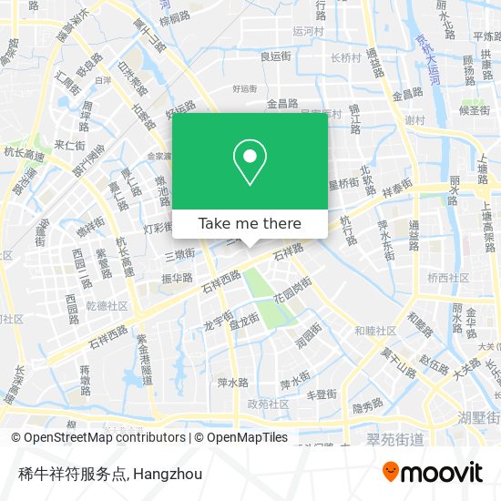 How To Get To 稀牛祥符服务点in 西湖区by Bus Or Metro