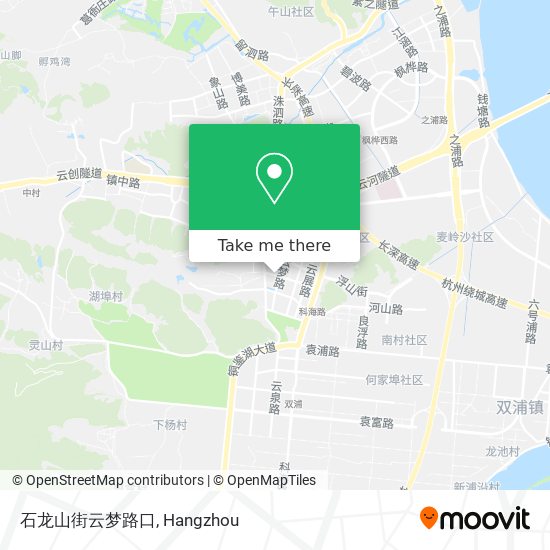 石龙山街云梦路口 map