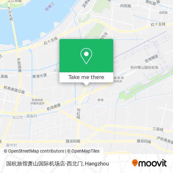 国杭旅馆萧山国际机场店-西北门 map