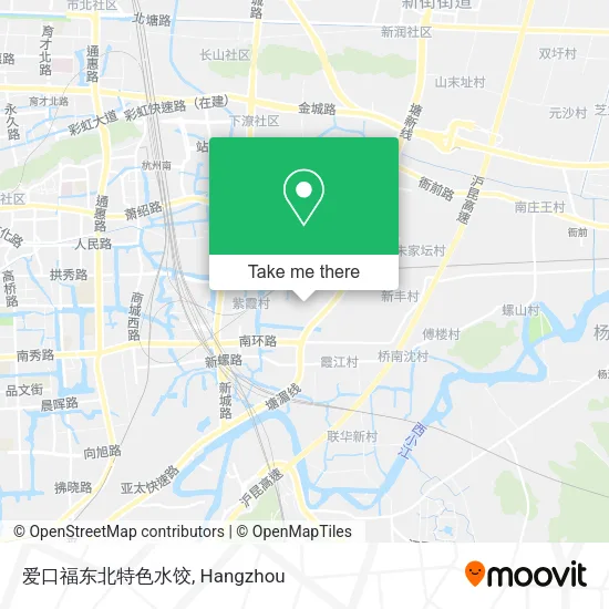 爱口福东北特色水饺 map