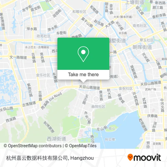 杭州嘉云数据科技有限公司 map