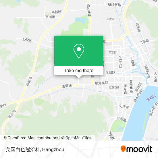 美国白色熊涂料 map