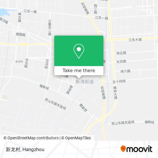 新龙村 map