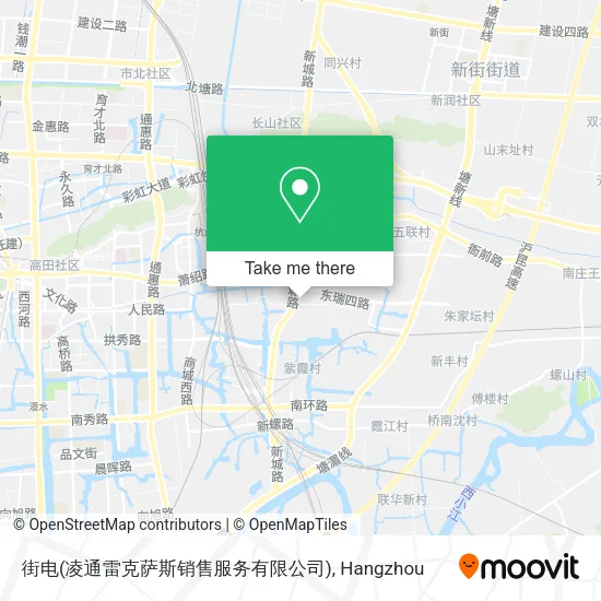 街电(凌通雷克萨斯销售服务有限公司) map