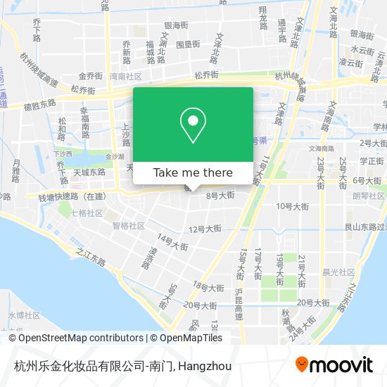 杭州乐金化妆品有限公司-南门 map
