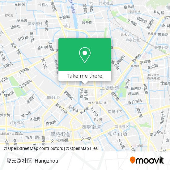 登云路社区 map