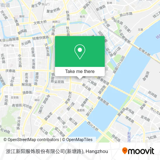 浙江新阳服饰股份有限公司(新塘路) map