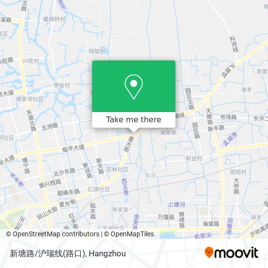 新塘路/沪瑞线(路口) map