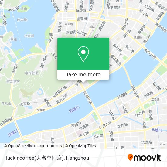 luckincoffee(大名空间店) map
