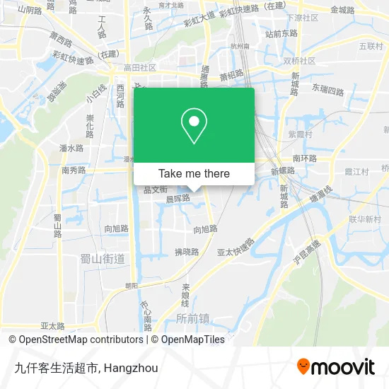 九仟客生活超市 map