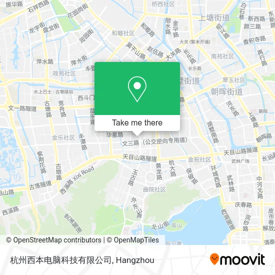 杭州西本电脑科技有限公司 map