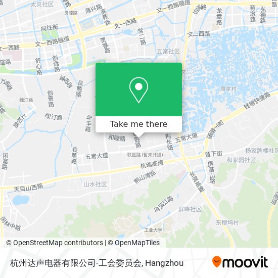 杭州达声电器有限公司-工会委员会 map