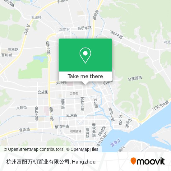 杭州富阳万朝置业有限公司 map