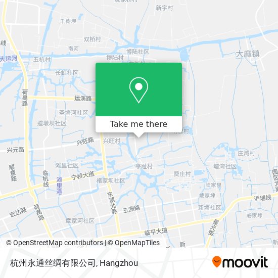 杭州永通丝绸有限公司 map