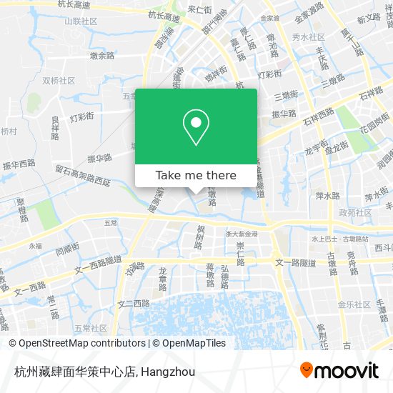 杭州藏肆面华策中心店 map