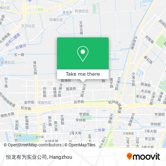 恒龙有为实业公司 map