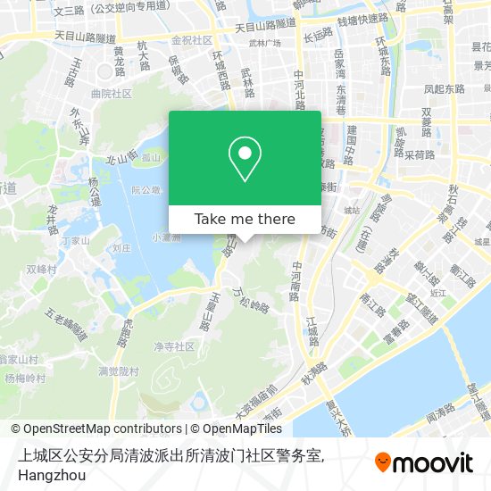 上城区公安分局清波派出所清波门社区警务室 map