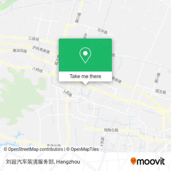 刘超汽车装潢服务部 map
