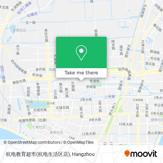 杭电教育超市(杭电生活区店) map