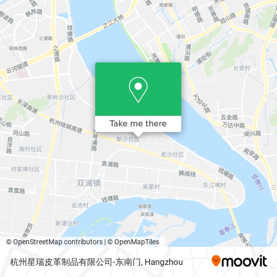 杭州星瑞皮革制品有限公司-东南门 map