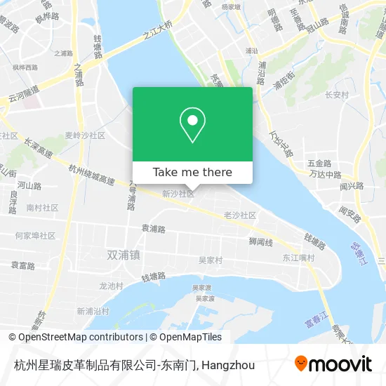 杭州星瑞皮革制品有限公司-东南门 map