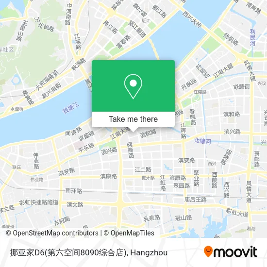 挪亚家D6(第六空间8090综合店) map