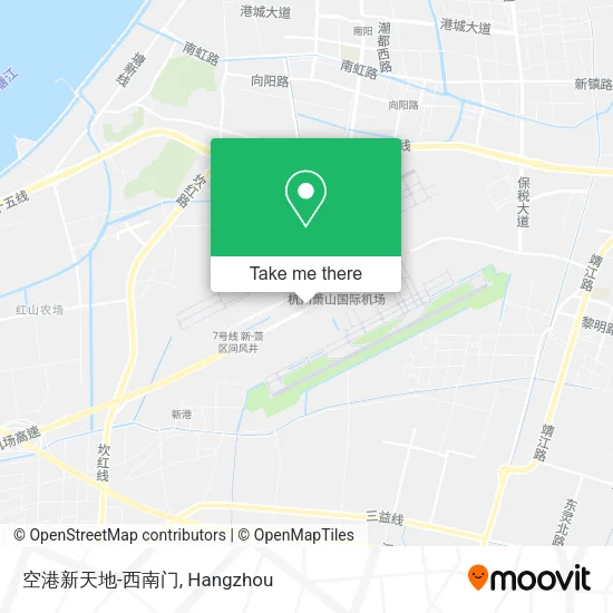 空港新天地-西南门 map