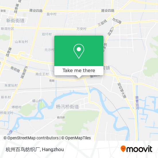 杭州百鸟纺织厂 map