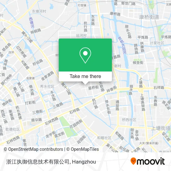 浙江执御信息技术有限公司 map