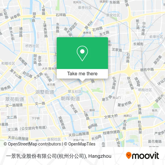 一景乳业股份有限公司(杭州分公司) map