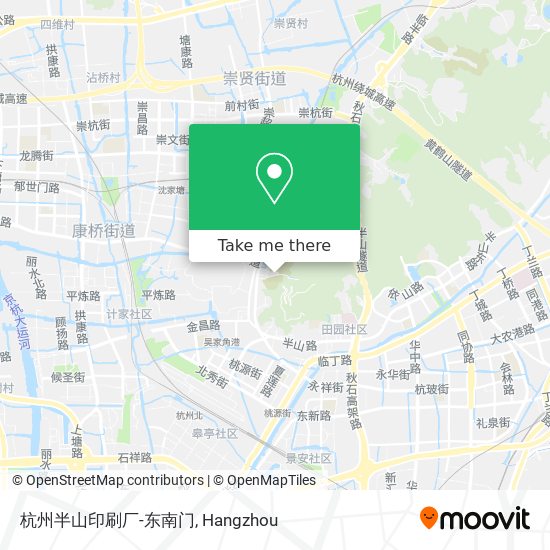 杭州半山印刷厂-东南门 map