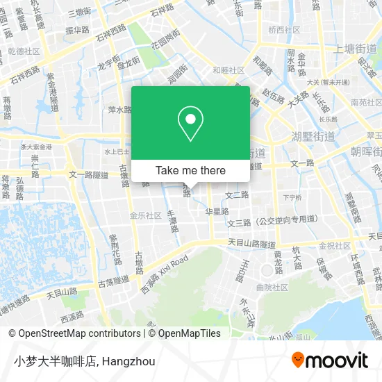 小梦大半咖啡店 map