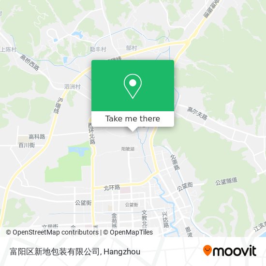 富阳区新地包装有限公司 map